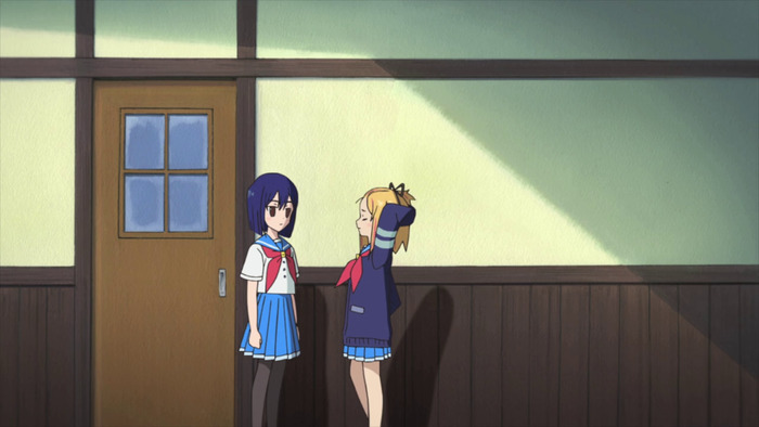 Cocona and Yayaka stand around