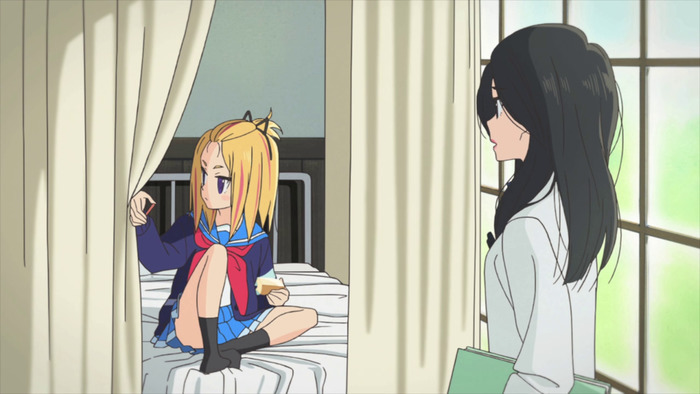 Yayaka watching Cocona go.